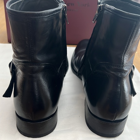 To Boot New York Rodrigo Black Calf Leather Boots Men’s 11.5 - Picture 9 of 10